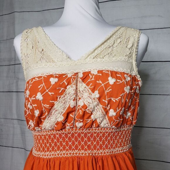 Anthro Moulinette Soeurs Aniko Lace Dress 0 - Picture 6 of 8